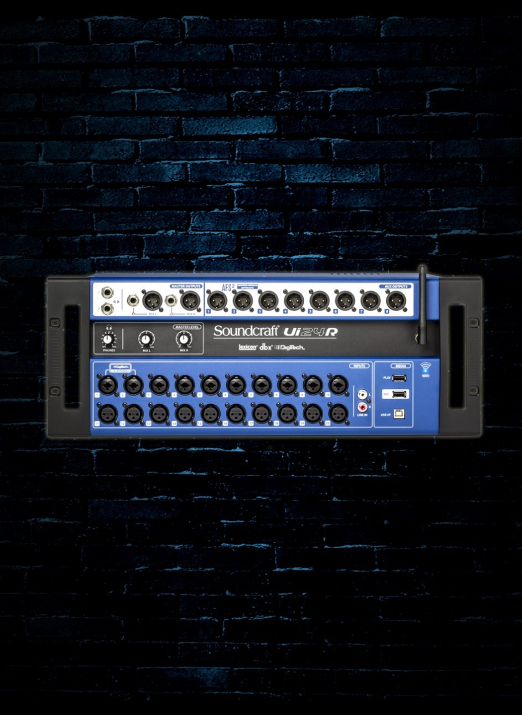 Soundcraft Ui24R - 24-Channel Digital Mixer/USB Multi-Track Recorder