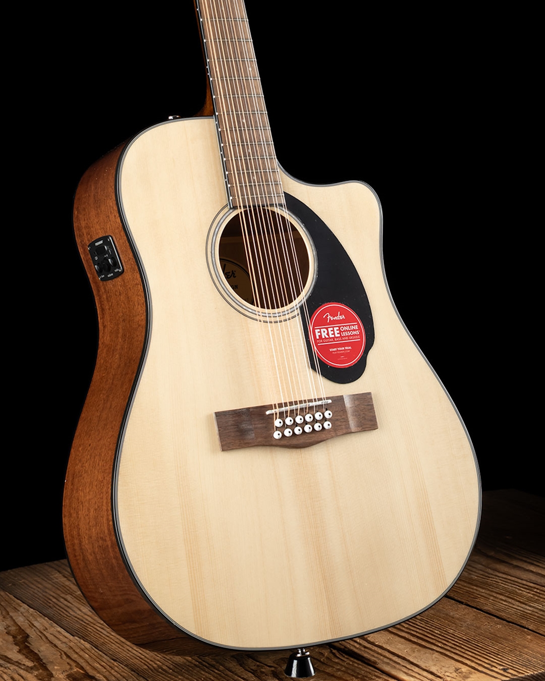 Fender CD-60SCE Dreadnought 12-String - Natural