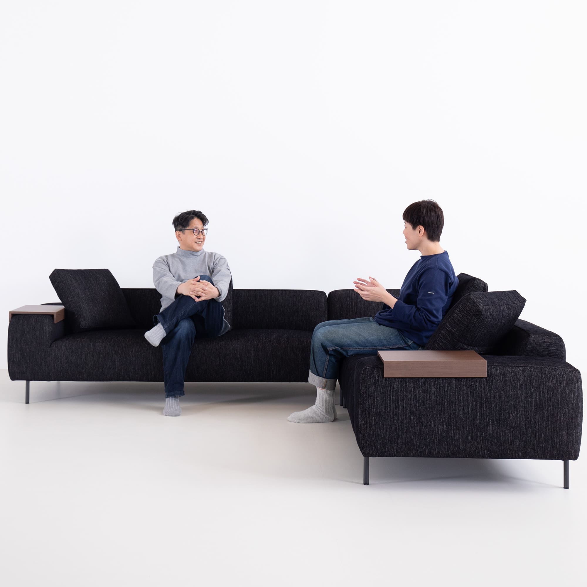 Decibel C4 2人掛けコーナーソファセット」 製品詳細ページ | 国産