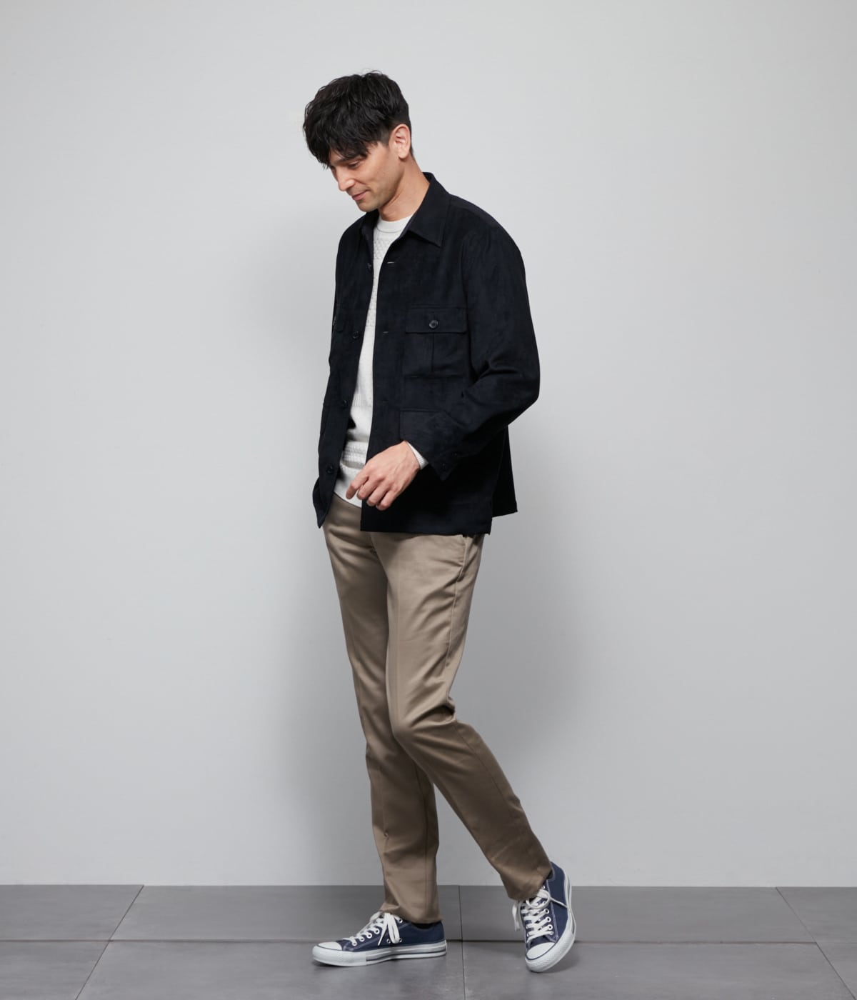 UCT】 ジャカード クルーネックセーター(85503571-2024)｜ファッション