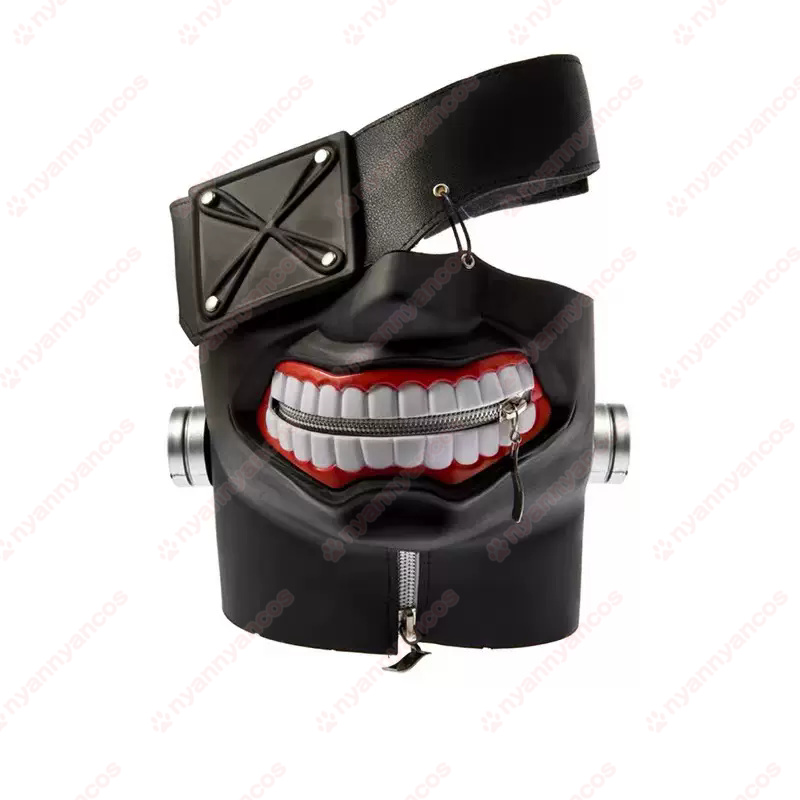 高品質 実物撮影 金木研 東京喰種トーキョーグール 風 マスク コスプレ道具