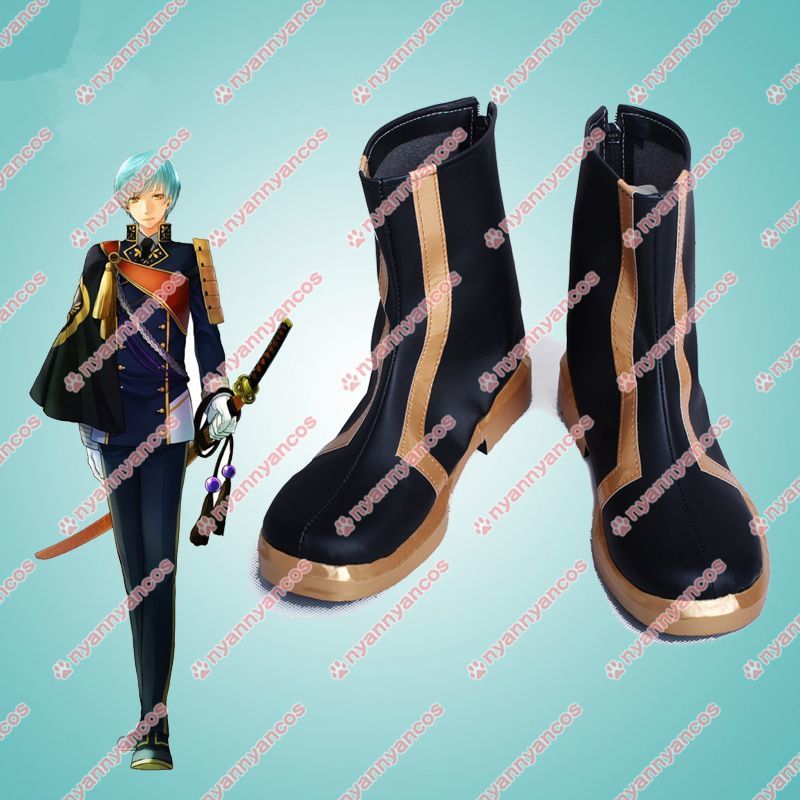 高品質 実物撮影 刀剣乱舞 とうらぶ 一期一振 コスプレ靴 ブーツ