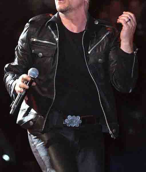 Bono Vox U2 Innocence Experience Leather Jacket - Nycjackets
