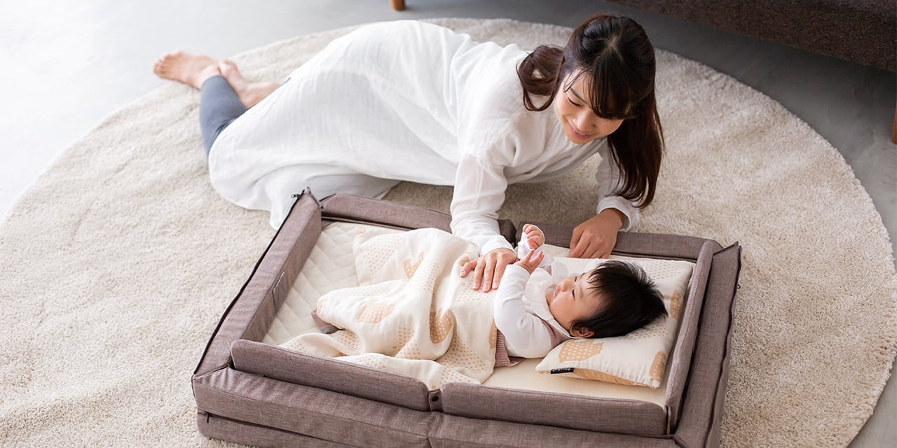 キャンペーン】コンパクトベッド FREE(フリー) (ファルスカ) / O-BABY.net