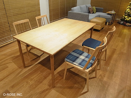 オー・ローズ ファニチャー 村澤一晃さん 宮崎椅子製作所 MMテーブル