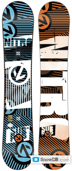 Snowboard Nitro Sub Zero 2009/2010 :: Snowboard and ski catalog