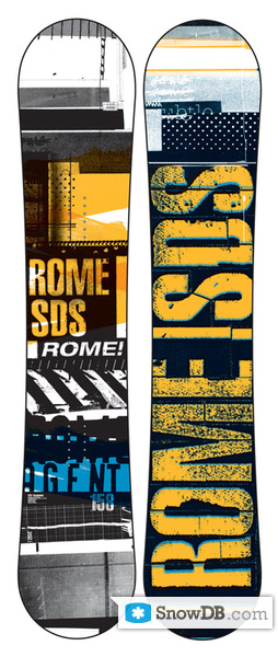 Snowboard Rome Agent 2008/2009 :: Snowboard and ski catalog SnowDB.com
