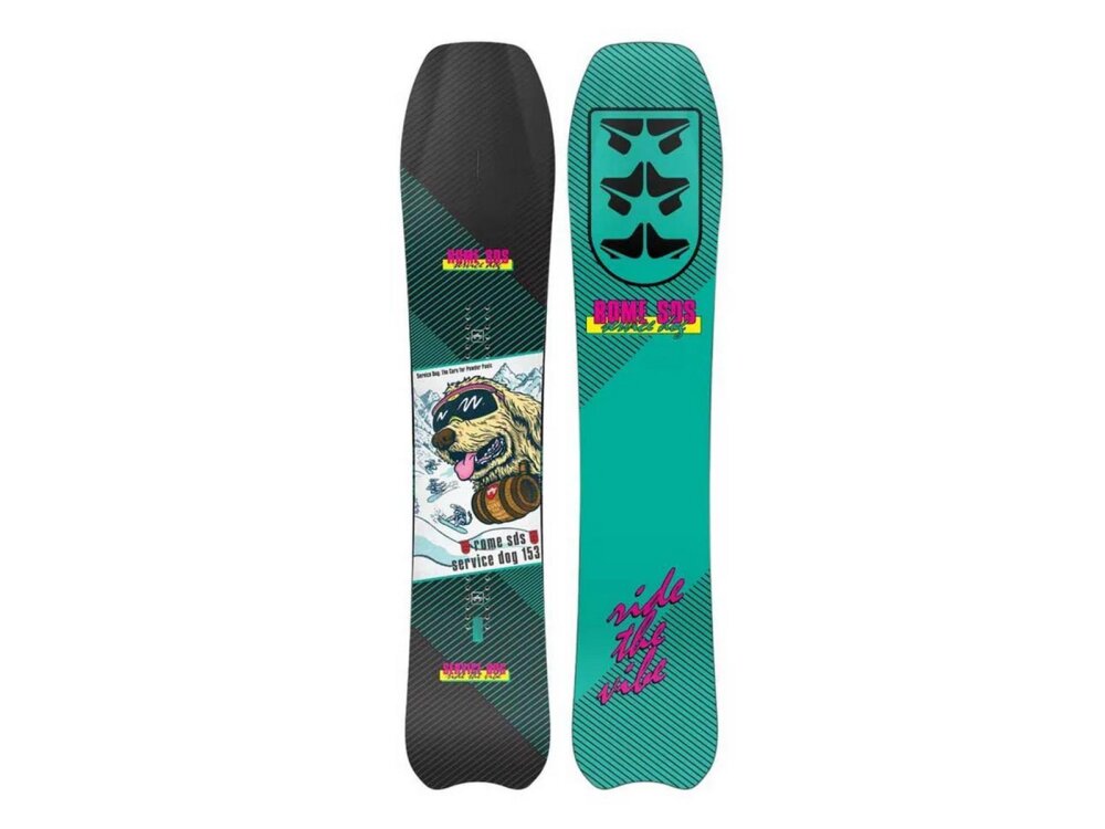 Rome Service Dog Snowboard