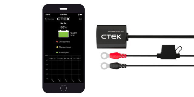 バッテリー上がりの防止に】CTEK BATTERY SENSE / シーテック