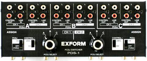 EXFORM PDS-1 PCDスイッチャー DJ交代がラクラクになる便利アイテム！】EXFORM/PCDJ SWITCHER/PDS-1s