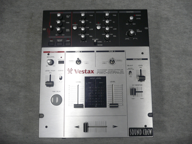 Vestax PMC-05PRO SL DJミキサー 中古品のVestaxのDJミキサー、PMC-05ProSLのご紹介です。