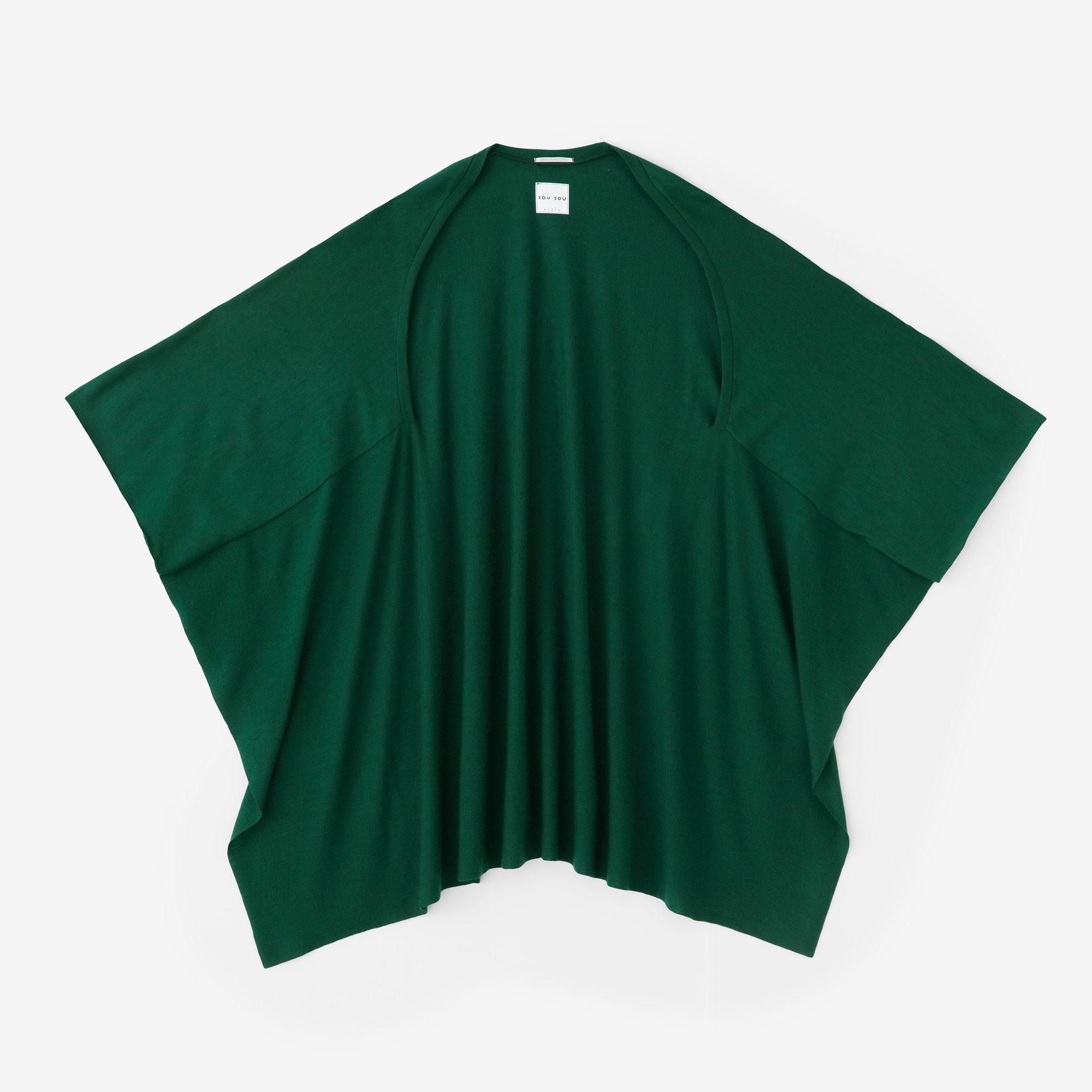 ウォッシャブルウール天竺 むささび／深緋（こきひ）