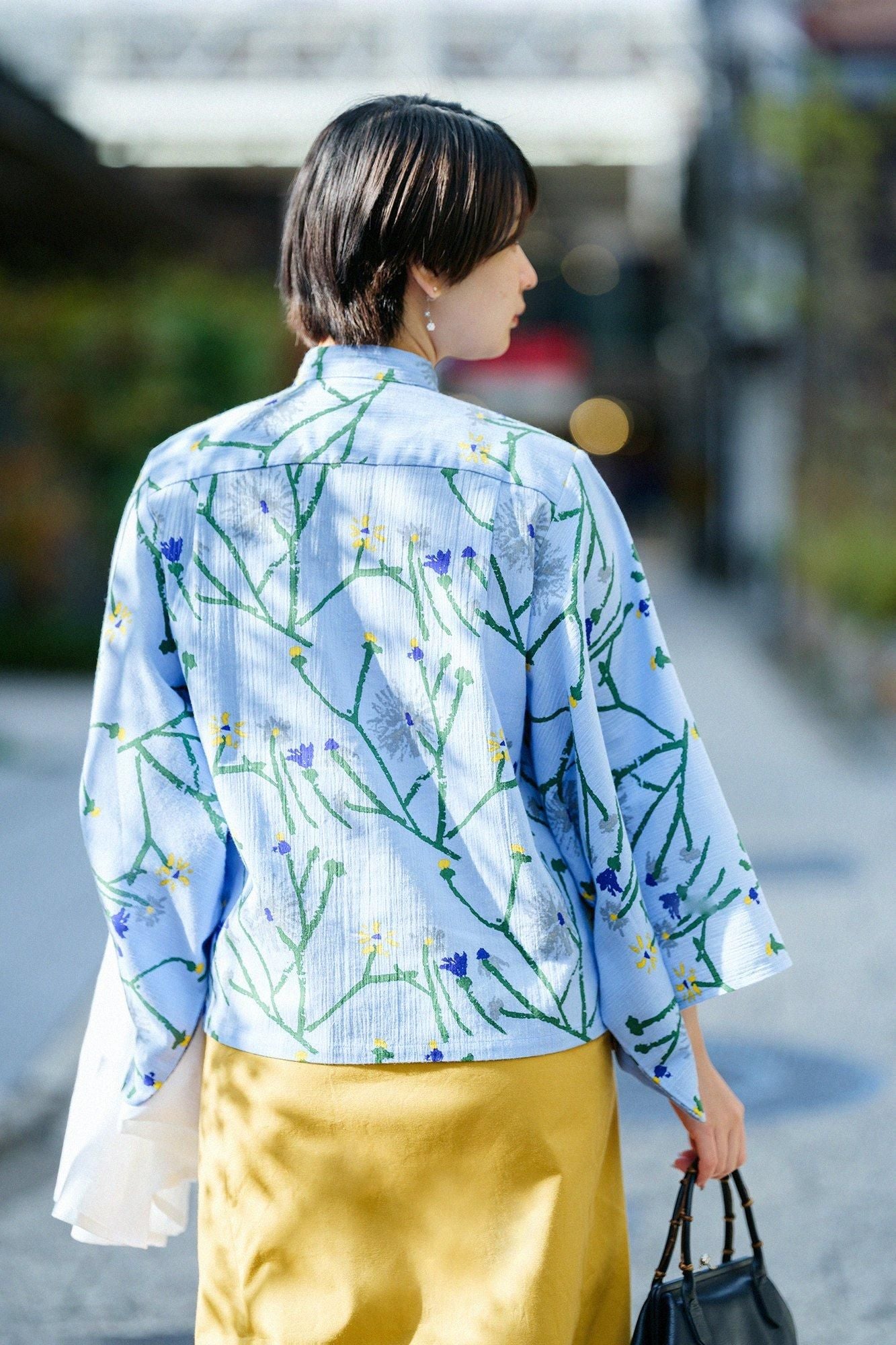 高島縮 20/20 草衣（そうい） 上（うえ）／散歩道（さんぽみち）