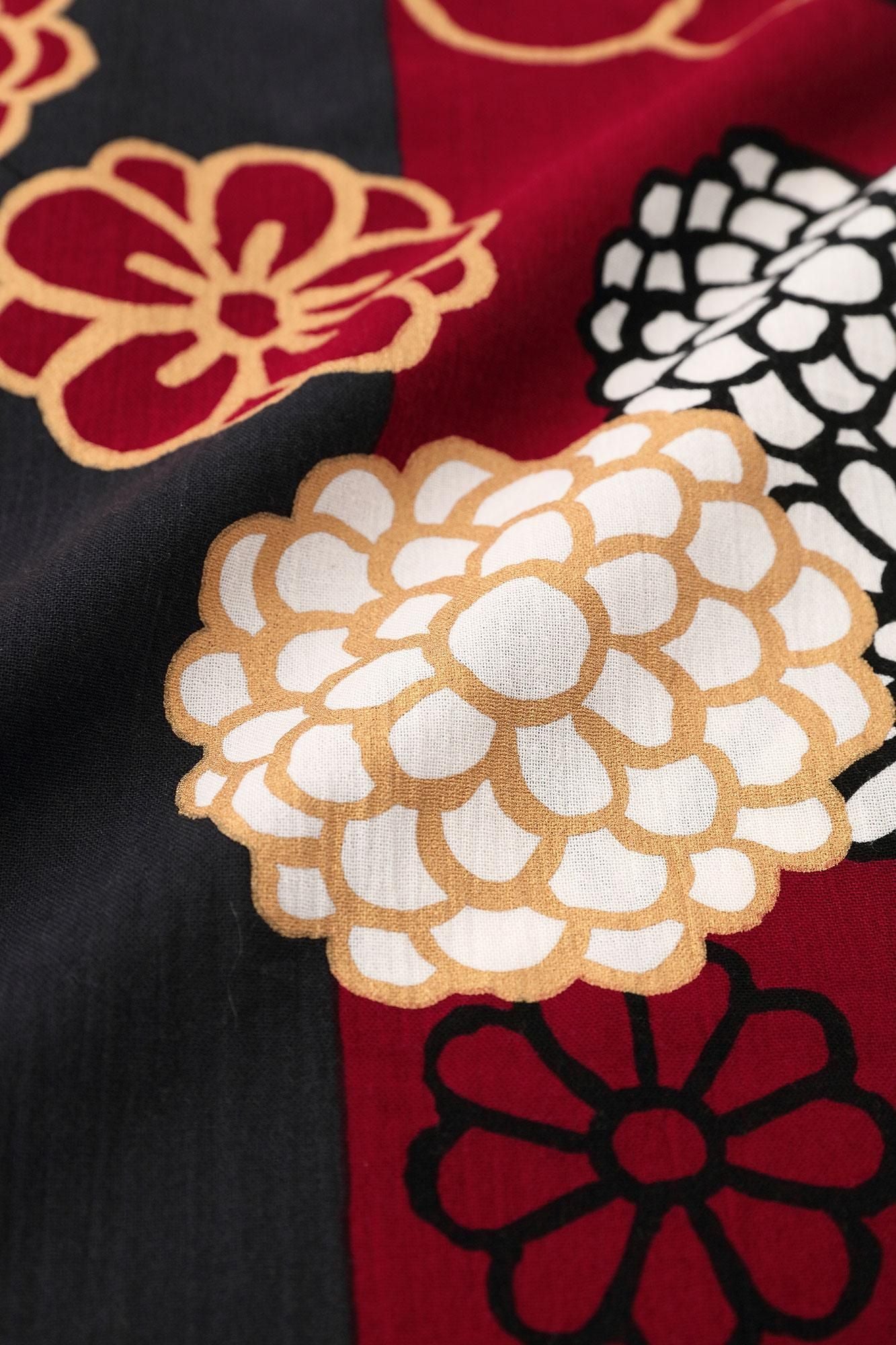 高島縮 20/20 薙刀長方形衣（なぎなたちょうほうけい）／金襴緞子