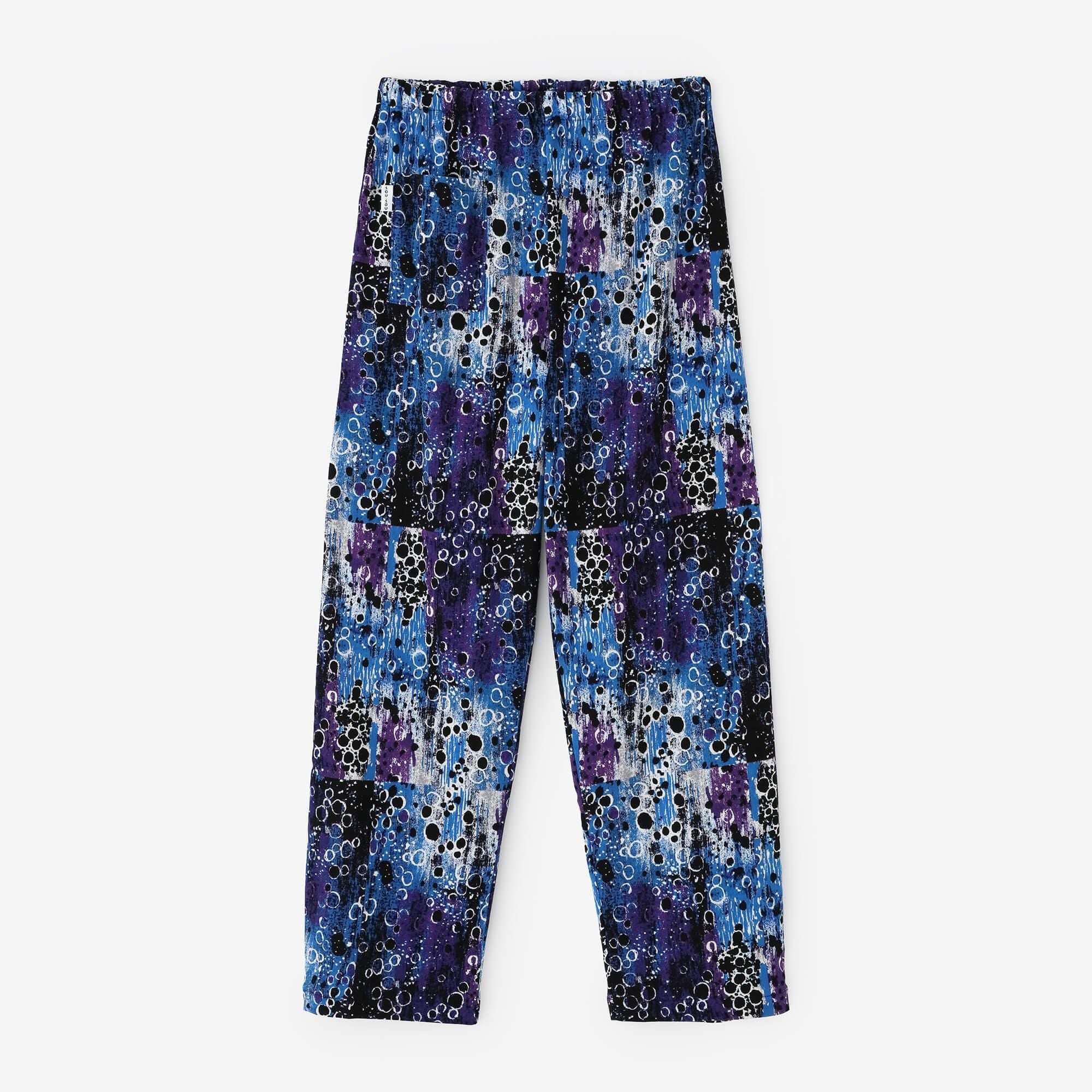 高島縮 40/40 えんゆう穿き／海緑色（かいりょくしょく）