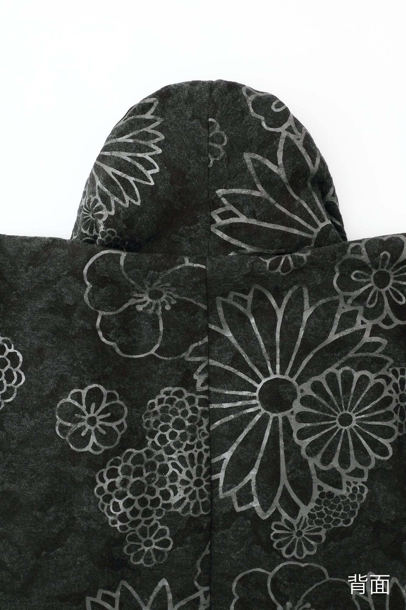 ウールジャカール 頭巾外套（ずきんがいとう） 袷（あわせ）2.0／金襴