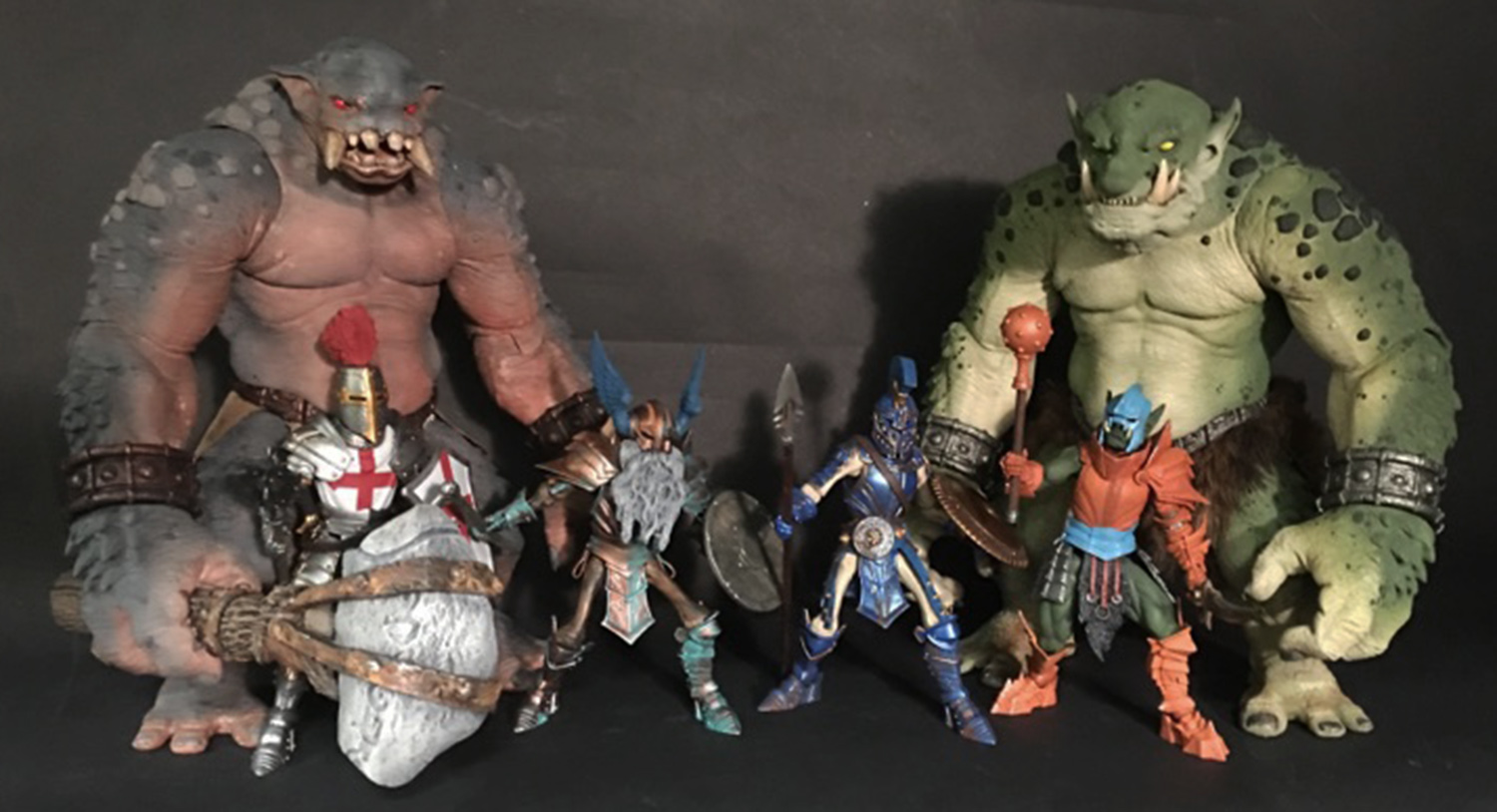 A look at the Troll figures released in the Mythic Legions line