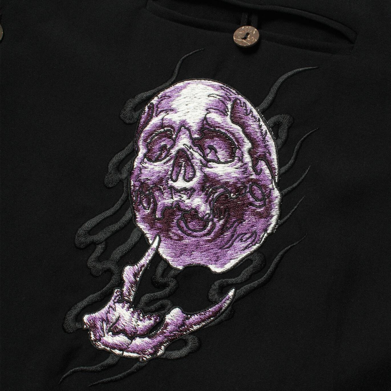 56 TATTOO STUDIO / 50'S OPEN COLLAR SHIRT 56 タトゥー スタジオ