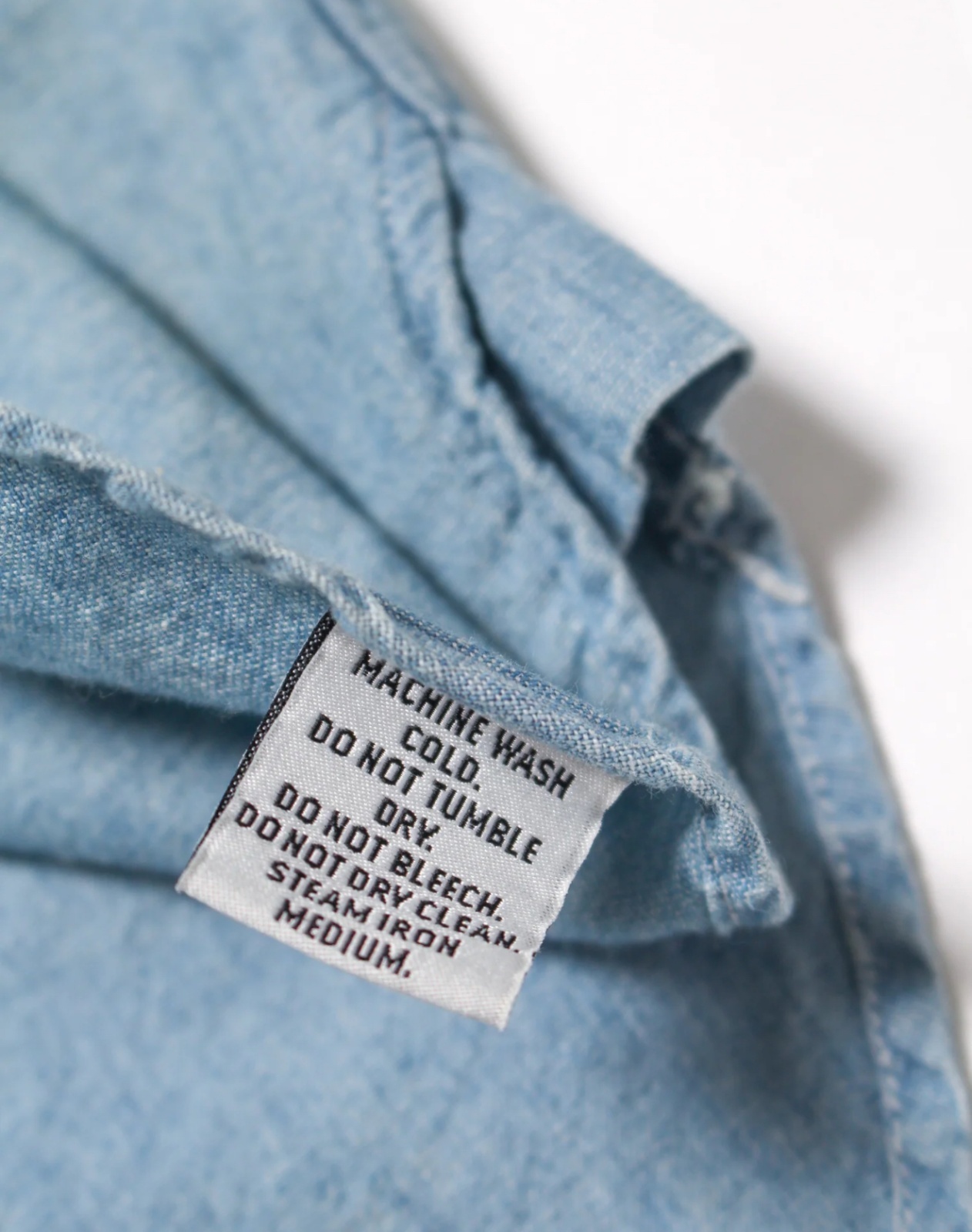 SKETCH ZOMBOO USN CHAMBRAY SHIRT AGED スケッチ デザイン