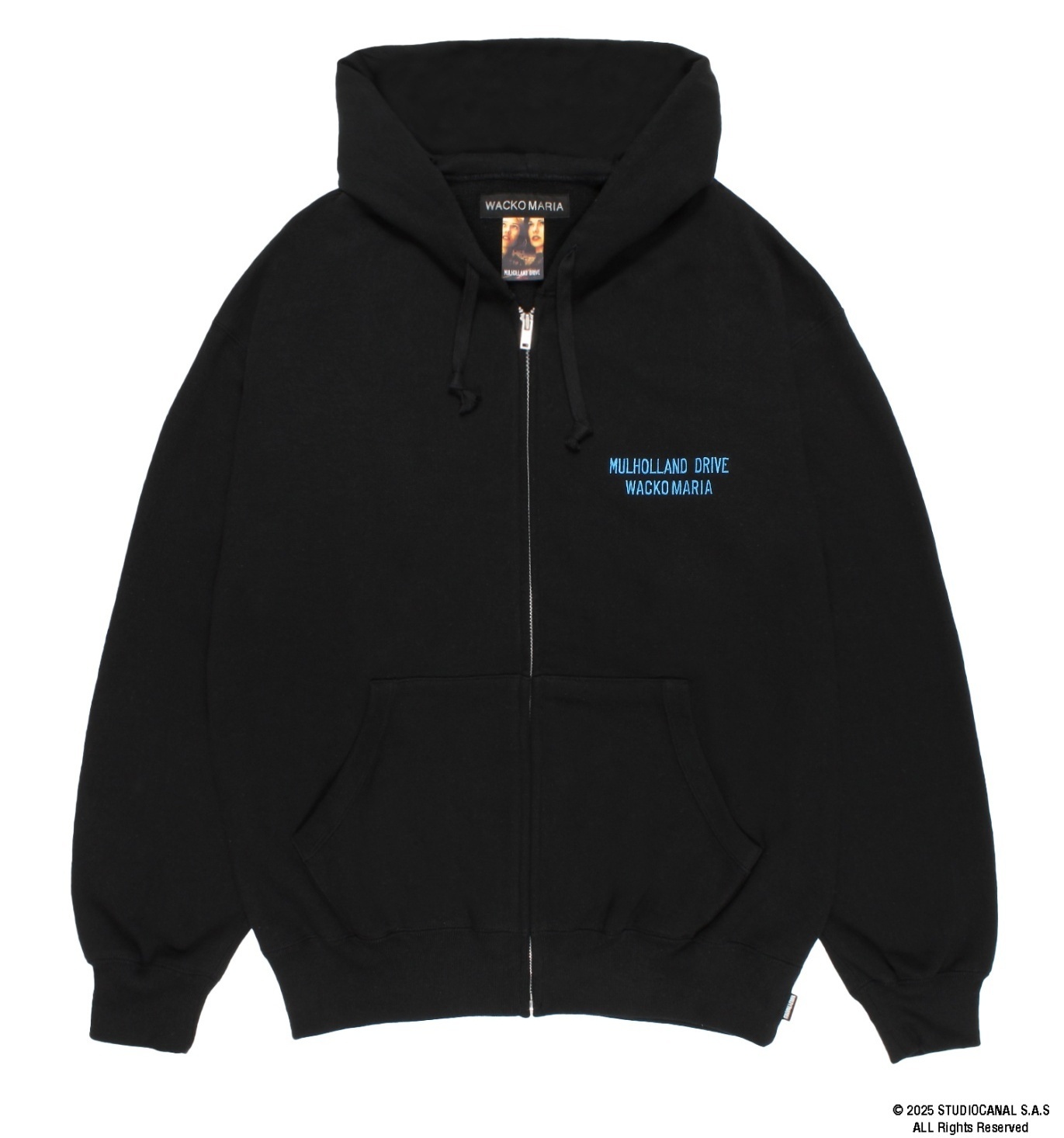 MULHOLLAND DRIVE / HEAVY WEIGHT ZIP HOODED SWEAT SHIRT