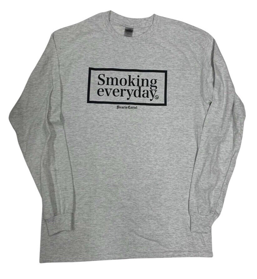 SMOKING EVERYDAY L/S ＜NAMIDA＞ ロングスリーブTシャツ-シカリオ