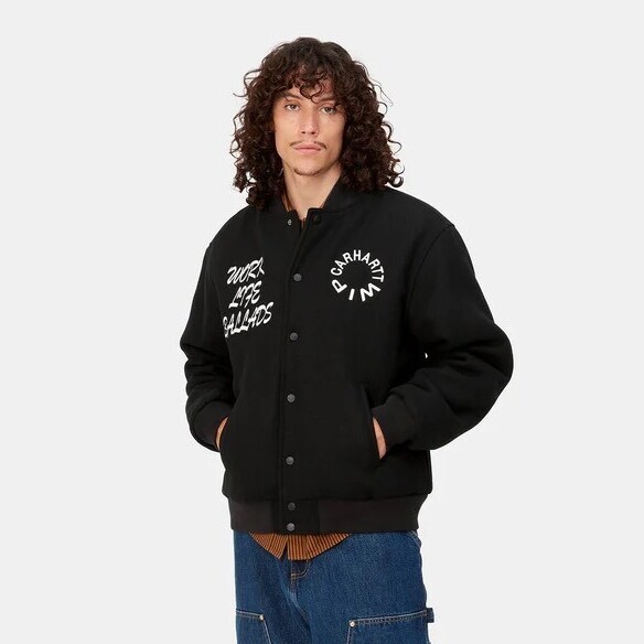 WORK VARSITY BOMBER スタジャン-カーハート ダブルアイピー 通販