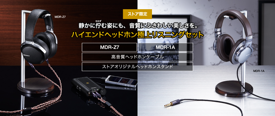 ハイエンドヘッドホン極上リスニングセット │ ソニーストア お買い物