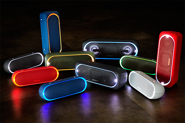 SRS-XB40 特長 : 便利機能 | アクティブスピーカー／ネックスピーカー