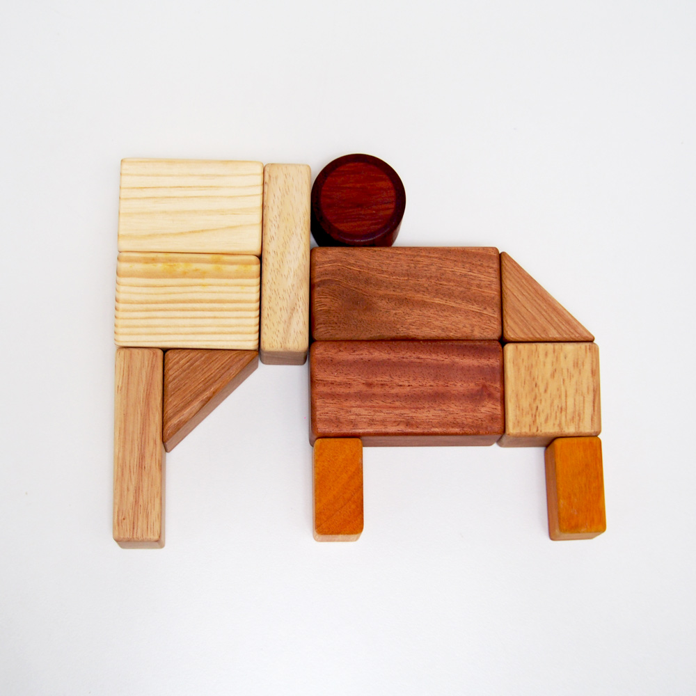 積み木,ドミノ,ブロック はじめての 赤ちゃん 積み木 22P 遊び方ガイド