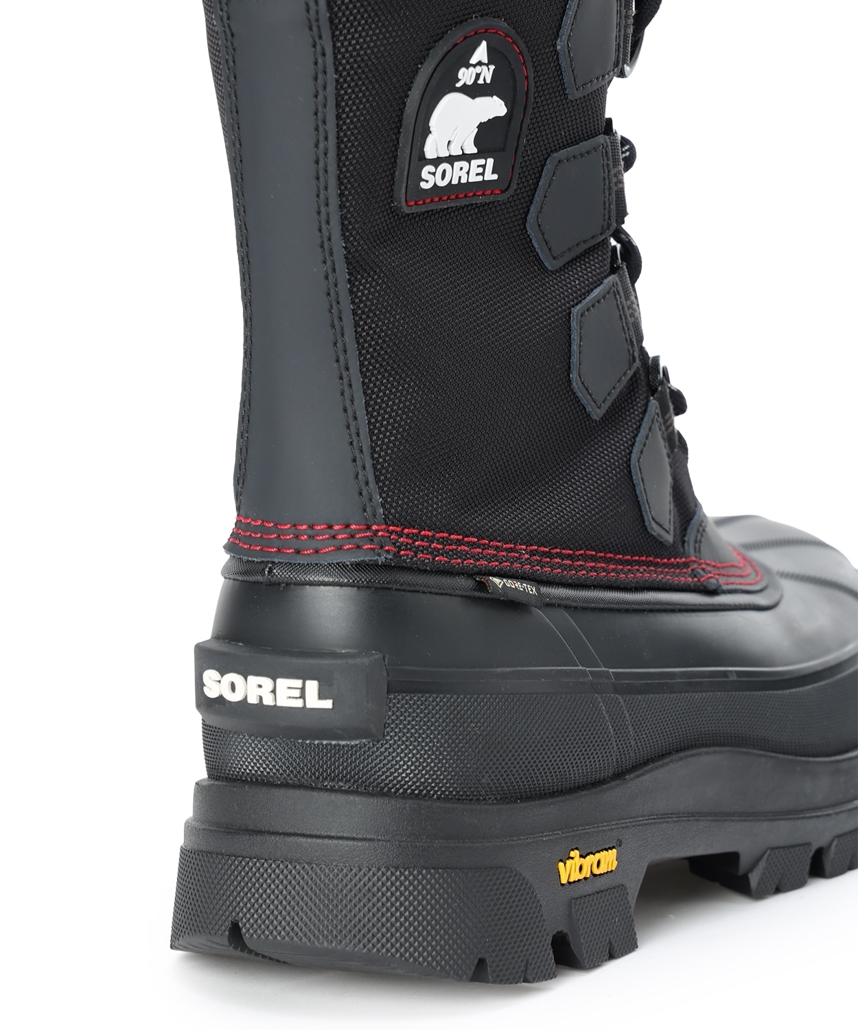 カリブーホライゾン ゴアテックス(25 Black Bright Red)│SOREL