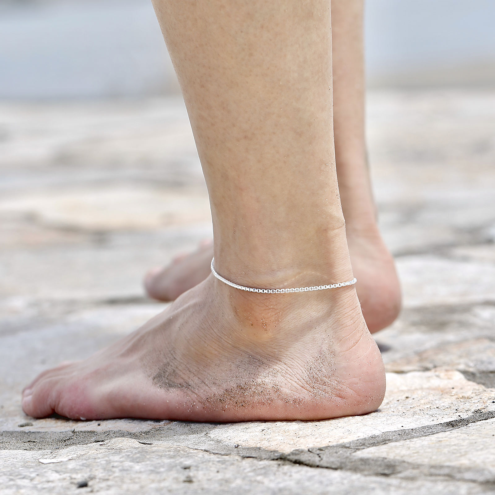 SYMPATHY OF SOUL（シンパシーオブソウル） Venetian Box Chain Anklet