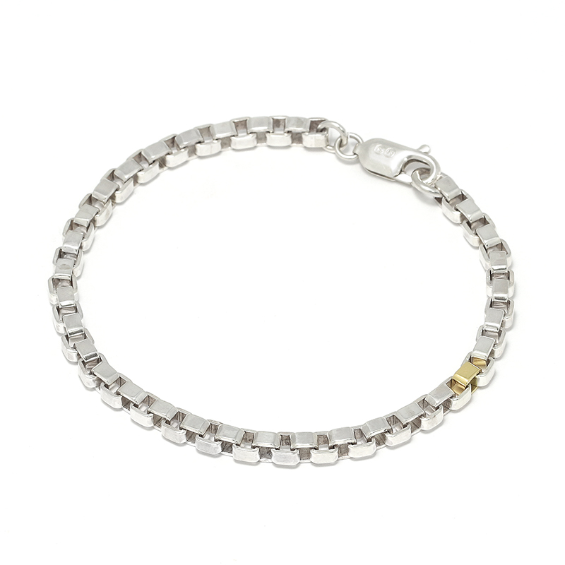Suman Dhakhwa（スーマンダックワ） Silver Venetian Chain Bracelet w