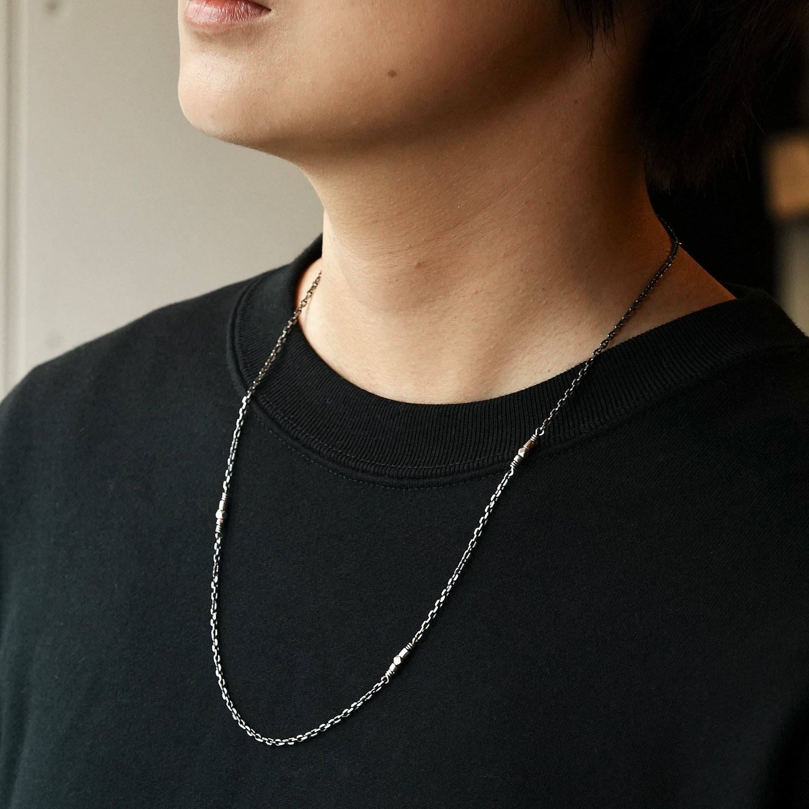 Suman Dhakhwa（スーマンダックワ） MOKUME Slice Beads Chain