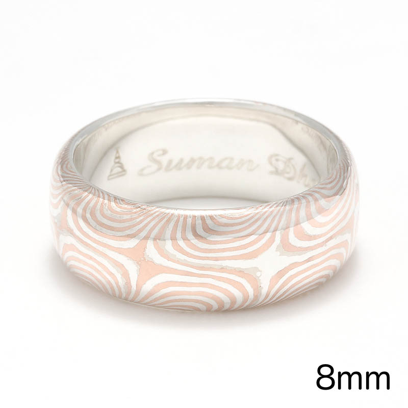 Suman Dhakhwa（スーマンダックワ） Star Pattern MOKUME Round Ring