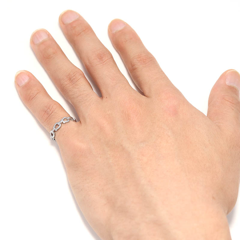SYMPATHY OF SOUL（シンパシーオブソウル） Thin Horseshoe Link Ring