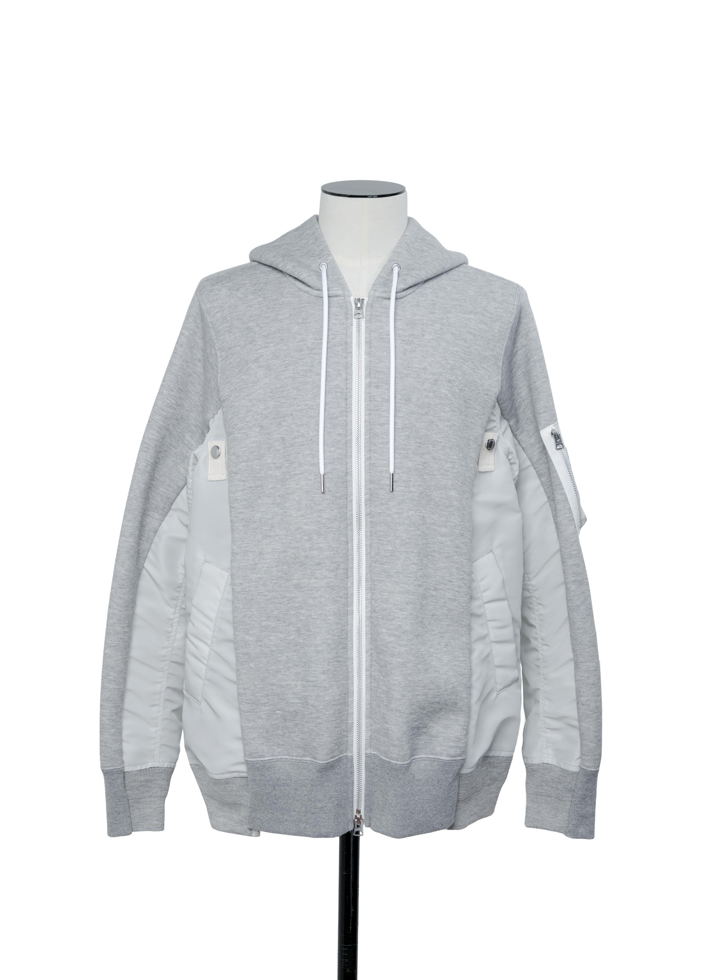 Sponge Sweat x Nylon Twill Hoodie | sacai Official Store サカイ