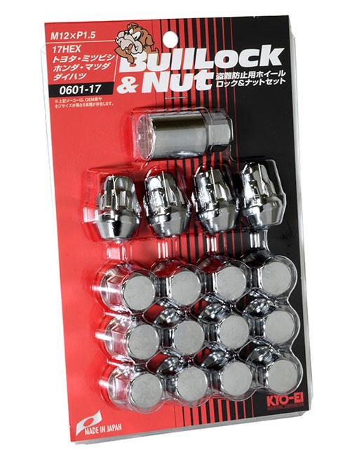 KYO-EI ブルロック＆ナットセット 0601-17 M12×P1.5 17HEX 協永産業