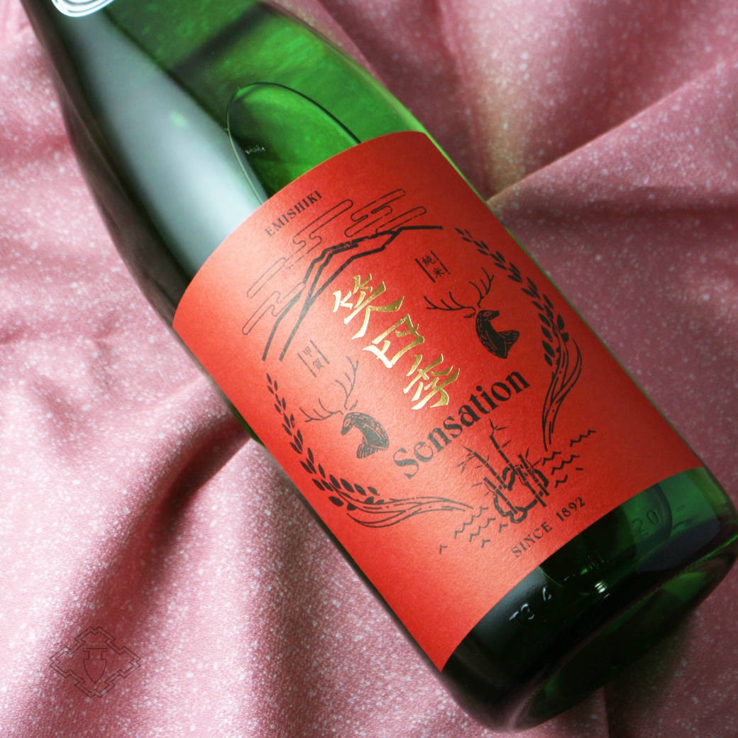 笑四季 センセーション 朱（あか）ラベル 生酒 1800ml（日本酒 笑四季