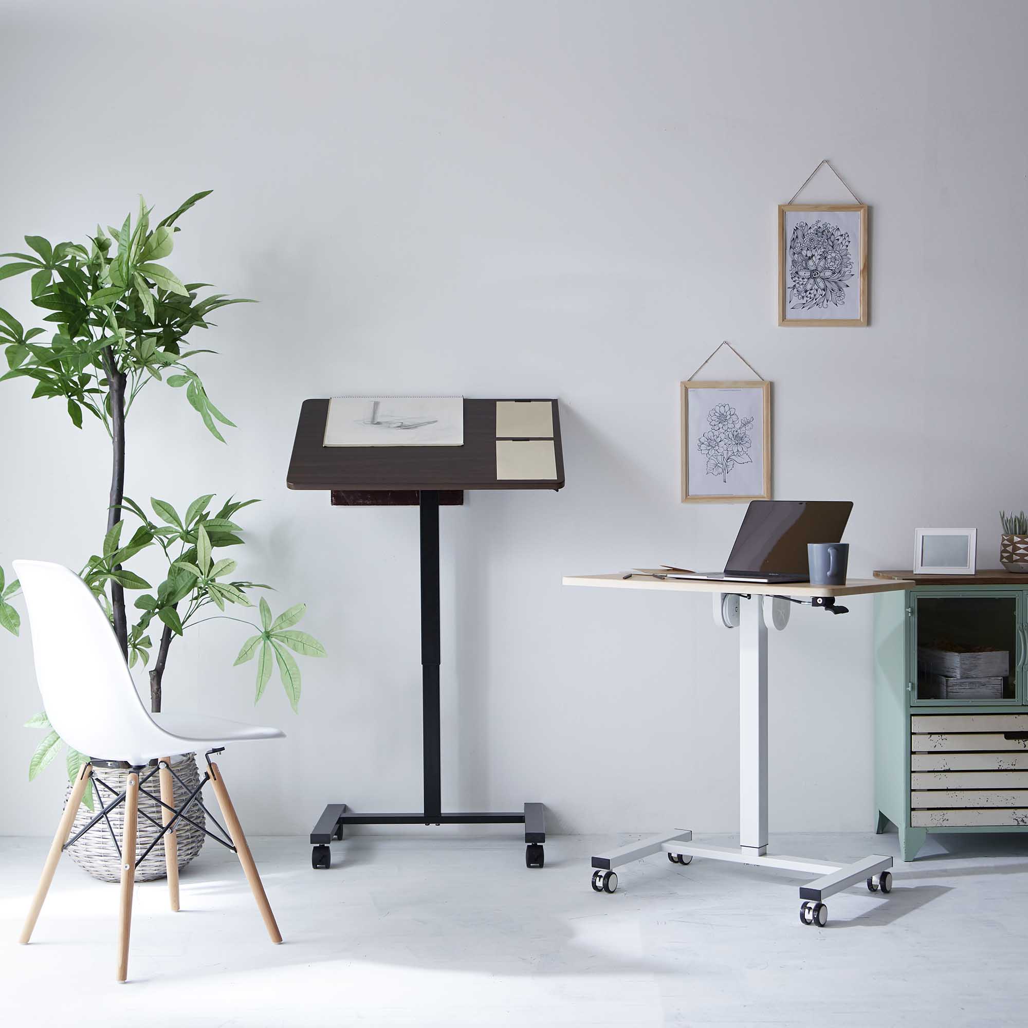 完売】スタンディングワークにもおすすめ！簡単に高さ調整ができる昇降