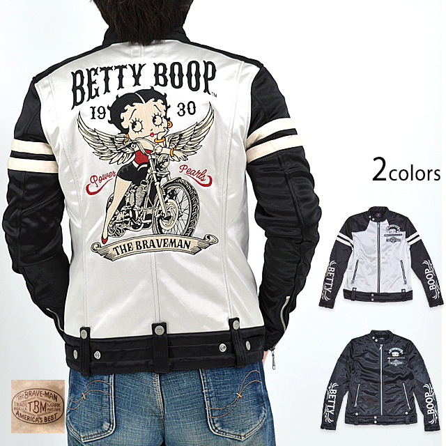 BR×BETTYコラボ ボンディングライダースジャケット The BRAVE-MAN BBB