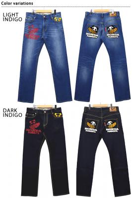 HONDA×PANDIESTA スリムストレートデニムパンツ PANDIESTA JAPAN