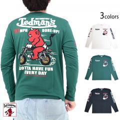 TED'S MOTORCYCLEロングTシャツ TEDMAN テッドマン TDLS-365 エフ商会