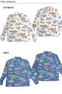 PAA AIR TRAVEL」コーデュロイ長袖オープンシャツ SUN SURF SS29337