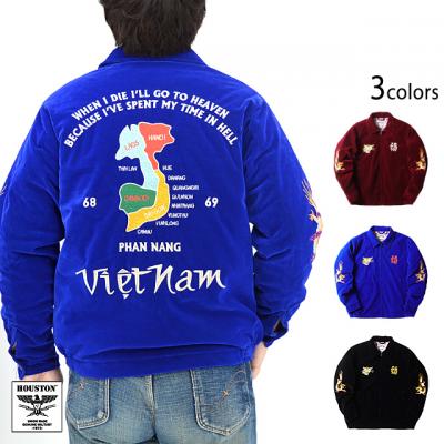 別珍ベトナムジャケット「MAP」 HOUSTON 51382 ヒューストン