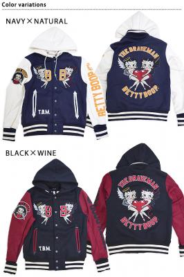 BR×BETTYコラボ 天使と悪魔ベティ ボンディングスタジャン The BRAVE