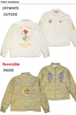 コットンツイル×ナイロン リバーシブルベトジャン HOUSTON 51514