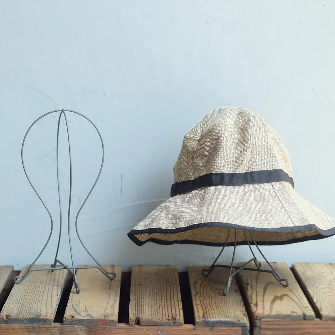 かわいいアイアンフォールディングハットスタンド 帽子掛けスタンド