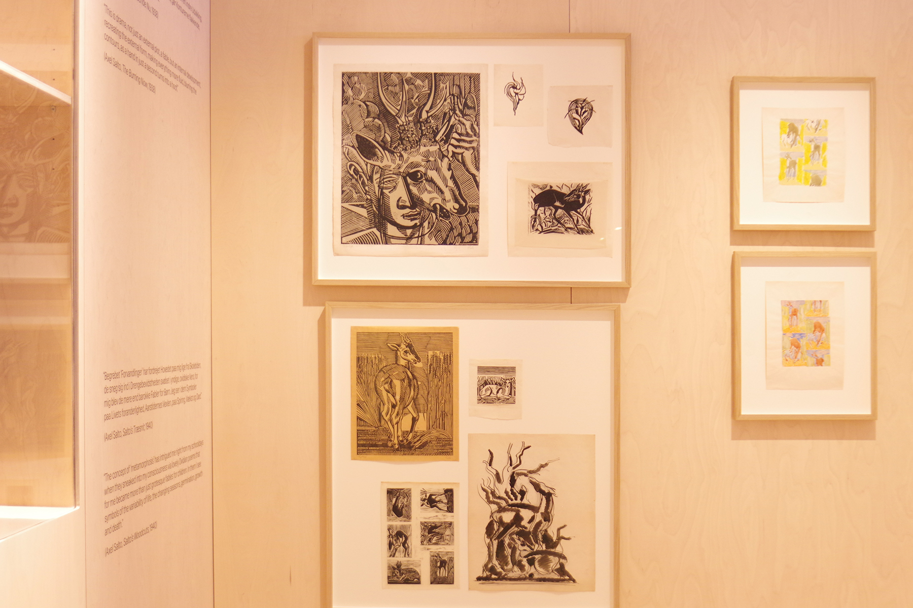 こまものと北欧家具の店 Salut / Axel Salto / Framed lithograph of