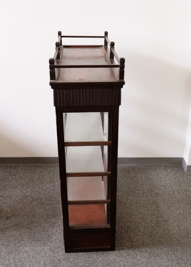 レトロガラスケース ショーケース Gケース コレクションケース 両面