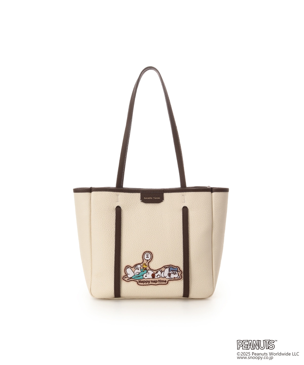 スヌーピー」コレクション トートバッグ(FREE オフホワイト): Samantha